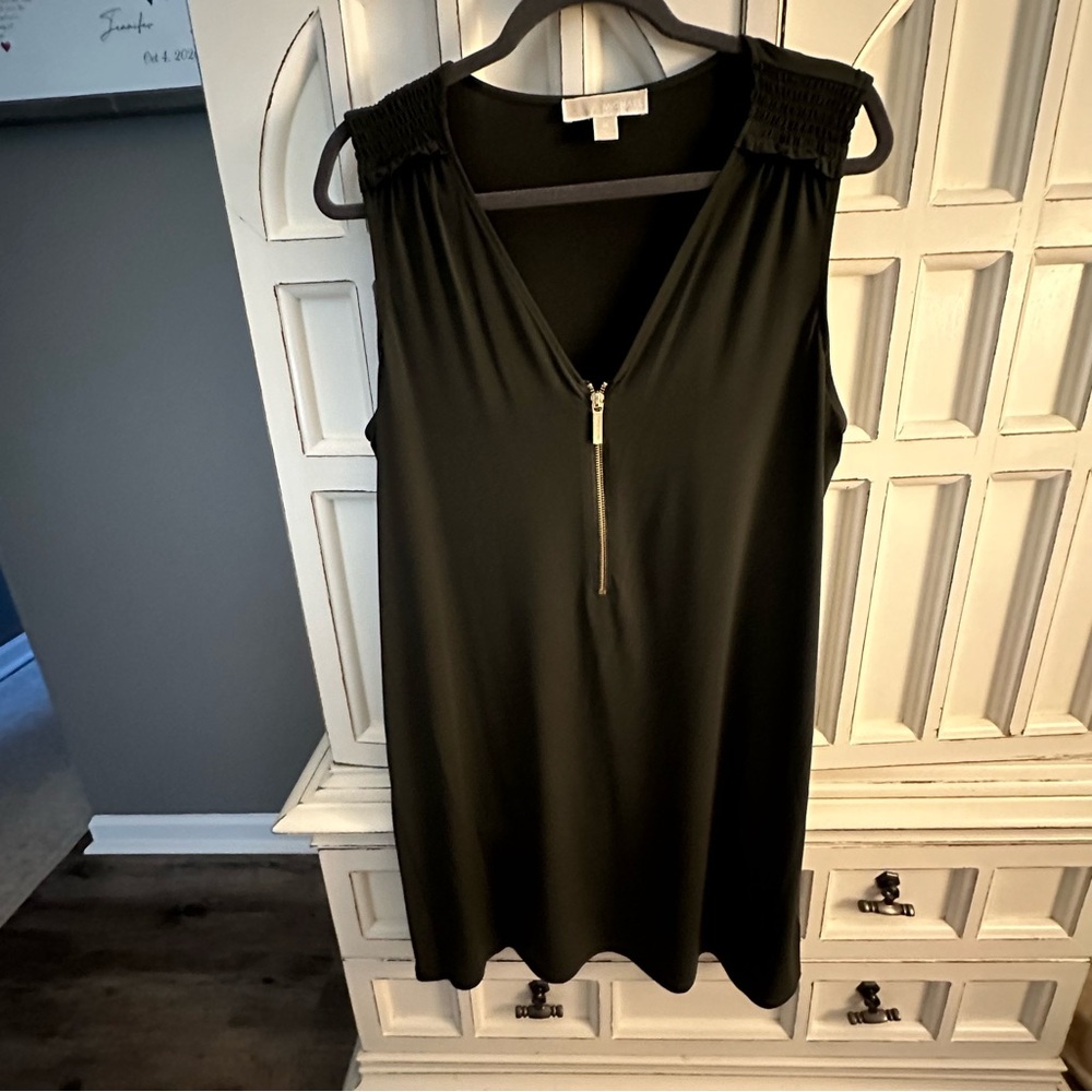 Michael Kors olive green tank dress